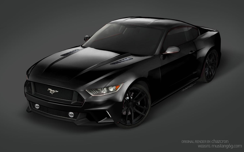 Illustration for article titled Fun 2015 Mustang renders